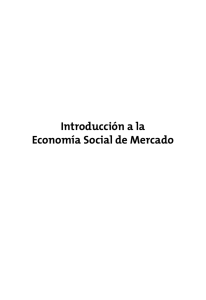 Introducción a la Economía Social de Mercado - Konrad