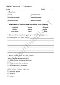 Digestivo, Respiratorio, Excretor CONTROL 2