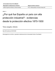 ¿Por qué fue España un país con alta protección industrial