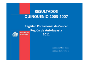resultados quinquenio 2003-2007