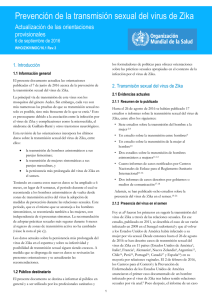 Prevención de la transmisión sexual del virus de Zika