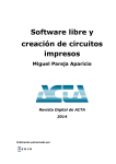 Software libre y creación de PCB