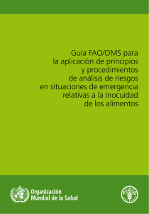 Guía FAO/OMS para la aplicación de principios y procedimientos de