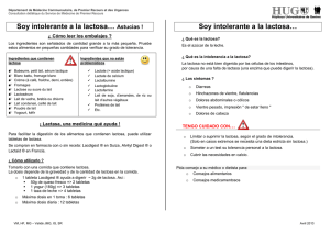 Soy intolerante a la lactosa… Astucias ! Soy intolerante a la