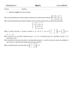 Examen Matemáticas II Álgebra