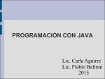 PROGRAMACIÓN CON JAVA