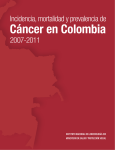 Incidencia mortalidad y prevalencia de Cáncer en Colombia 2007