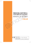 FREIDORA ELÉCTRICA MANUAL DE USUARIO