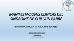 manifestaciones clinicas del sindrome de guillain barre