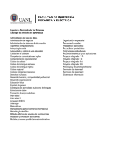 Catálogo de unidades de aprendizaje