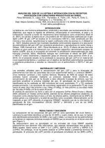 AN&Aacute;LISIS DEL GEN DE LA LEPTINA E INTERACCI&Oacute;N - aida-itea