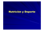 Nutrición y Deporte Unidad 3
