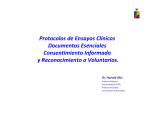 Protocolos de Ensayos Clínicos Documentos Esenciales