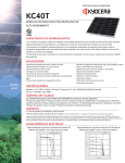 KC40T - Kyocera Solar Solutions