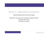 Tema 2: Algoritmos Genéticos