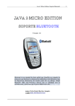 Java 2 Micro Edition: Soporte Bluetooth