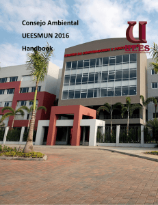 Consejo Ambiental UEESMUN 2016 Handbook