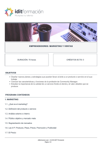 emprendedores: marketing y ventas