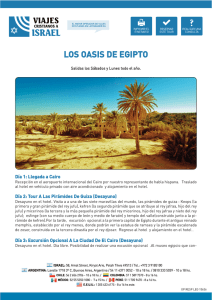 Programa - Cristianos a Israel