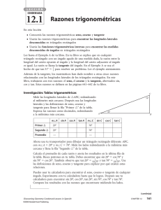 Razones trigonométricas