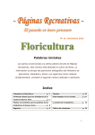 Páginas recreativas 15 - Floricultura