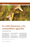 La crisis financiera y las commodities agrícolas