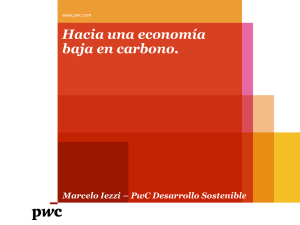 Hacia una economía baja en carbono.