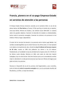 Francia, pionera en el co-pago Empresa