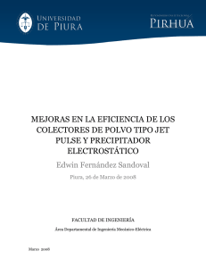 mejoras en la eficiencia de los colectores de polvo tipo jet