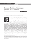 Ciencias Sociales, Sociología y pobreza en Guatemala