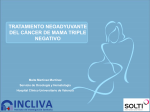 tratamiento neoadyuvante del cáncer de mama triple negativo