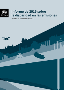Informe de 2015 sobre la disparidad en las emisiones