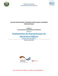 Fundamentos de Economía para las Decisiones Públicas
