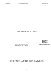 lenguaje pajaros - Libro Esoterico