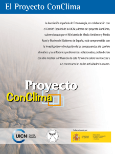 Los Insectos y el Cambio Climático».