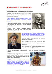 Efem&eacute;rides 3 de diciembre - Gobierno de Castilla