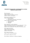 Reglamento de Organización y Funcionamiento de la Escuela