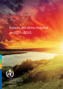 Estado del clima mundial en 2011–2015