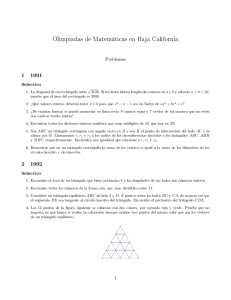 Olimpiadas de Matemáticas en Baja California