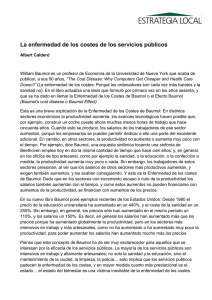 La enfermedad de los costes de los servicios públicos