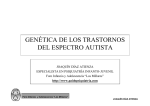 genética de los trastornos del espectro autista