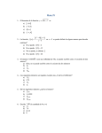 Matemáticas IV - Examen