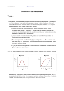 Cuestiones de Bioquímica Tema 4