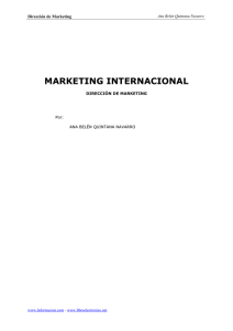 MARKETING INTERNACIONAL