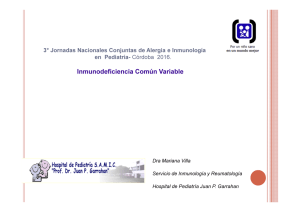 Inmunodeficiencia Común Variable