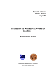 Instalación de Windows XP/Vista en MacIntel