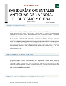 sabidur&iacute;as orientales antiguas de la india, el budismo y