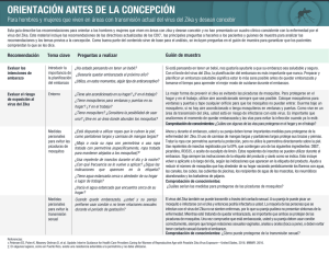 Orientación antes de la concepción - Para hombres