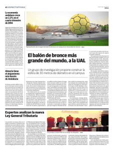 El balón de bronce más grande del mundo, a la UAL