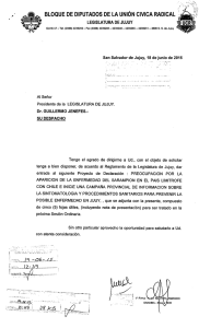 BLOQUE DE DIPUTADOS DE LA UNiÓN CIVICA